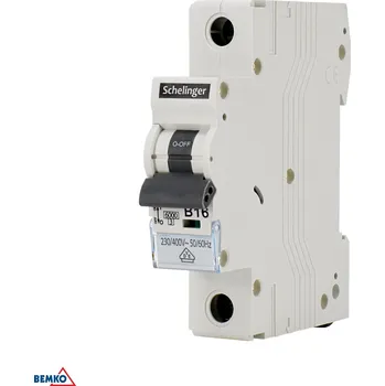 Rozvaděč Schelinger Jističe Schelinger, 6kA, 1-pólový Jmenovitý proud In: 32 A, Charakteristika: B