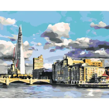 ZUTY Malování podle čísel - LONDÝN NA DLANI Rozměr: 40x50 cm, Rámování: bez rámu a bez vypnutí plátna