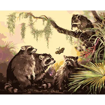 ZUTY Malování podle čísel - MÝVAL A MOTÝL (D. RUSTY RUST) Rozměr: 40x50 cm, Rámování: bez rámu a bez vypnutí plátna