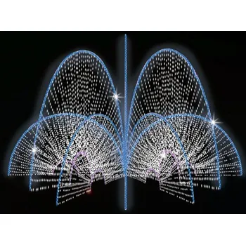 Vánoční osvětlení Polamp POL-0902 - 3D dekorace - Fontána - Ø200cm