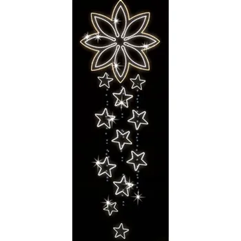 Vánoční osvětlení Polamp POL-1230 - 2D dekorace - Ozdoba sloupů - 300 x 125 cm