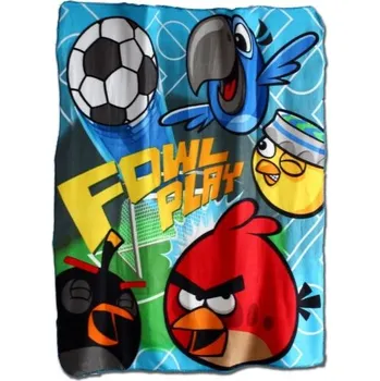 Dětská deka Fleesová deka - ANGRY BIRDS