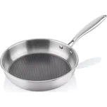 ETA Pánev Honeycomb nerez 28 cm Průměr (cm) (cm): 28 Poklice: NE Druh ohřevu: elektrika; indukce; plyn; sklokeramika Vnitřní povrch: nepřilnavý Mytí v myčce: ANO Barva: nerez