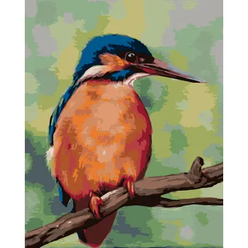 ZUTY Malování podle čísel - LEDŇÁČEK (MYROSLAVA VOLOSCHUK) Rozměr: 40x50 cm, Rámování: bez rámu a bez vypnutí plátna