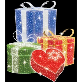 Vánoční osvětlení Polamp POL-1926M - 3D dekorace - Dárek - 300 x 200 cm