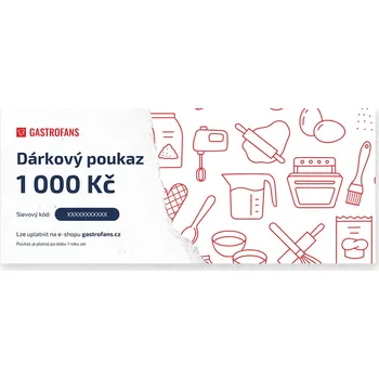 Dárková krabička Gastrofans Dárkový poukaz 1000 Kč na nákup na Gastrofans.cz