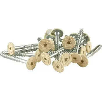 Šroub Fibrotech Montážní šroub TX 20, pro obkladové panely, plochá hlava, 5 × 45 mm, 250 ks 1838893