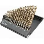 TOPEX Sada vrtáků 1-10mm HSS-Co 5%, 19 ks - GRAPHITE