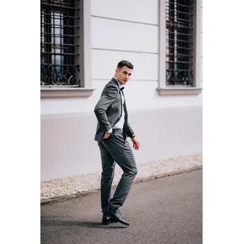 Pánské kalhoty Pánské kalhoty Celio Boamaury Celio šedá 1873328