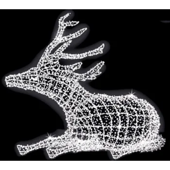 Vánoční světelný řetěz Polamp POL-1939 - 3D dekorace - Sob - 140 x 80 x 185 cm