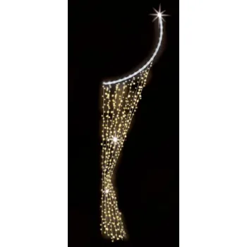 Vánoční světelný řetěz Polamp POL-0258 - 2D dekorace - Ozdoba sloupů - 225 x 75 cm