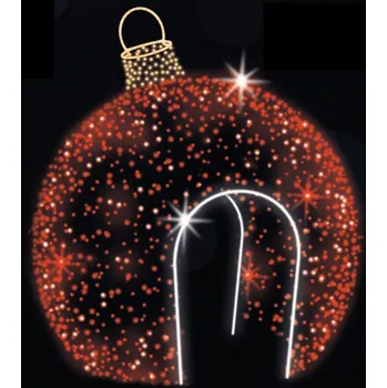 Vánoční osvětlení Polamp POL-1916 - 3D dekorace - Baňka - Ø300cm