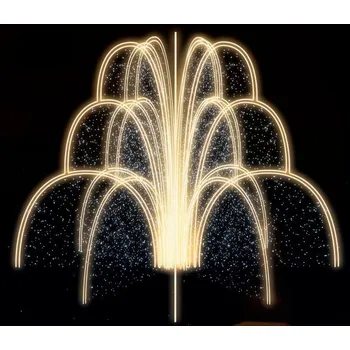 Vánoční osvětlení Polamp POL-1979 - 3D dekorace - Fontána - 300 X 300 cm