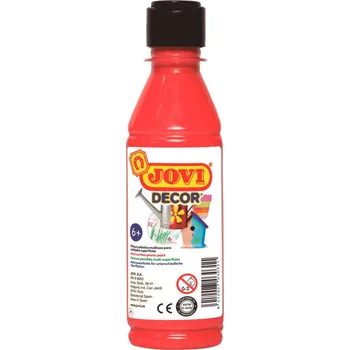 Speciální výtvarná barva Barvy akrylové JOVI jovidecor 250ml červená - 68007