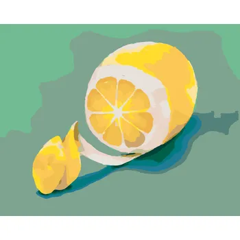 ZUTY Malování podle čísel - CITRÓN 2 (MYROSLAVA VOLOSCHUK) Rozměr: 40x50 cm, Rámování: bez rámu a bez vypnutí plátna