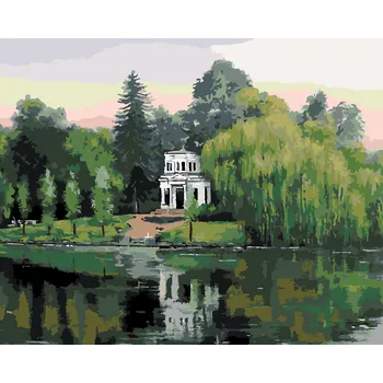 ZUTY Malování podle čísel - PARK SOFIYIVKA NA UKRAJINĚ Rozměr: 40x50 cm, Rámování: bez rámu a bez vypnutí plátna