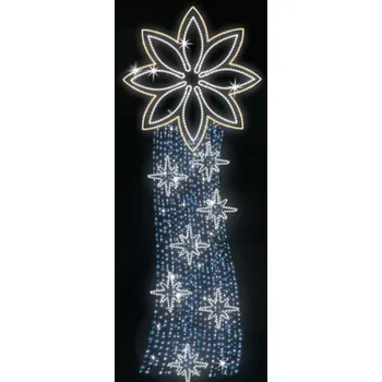 Vánoční osvětlení Polamp POL-1236 - 2D dekorace - Ozdoba sloupů - 300 x 120 cm