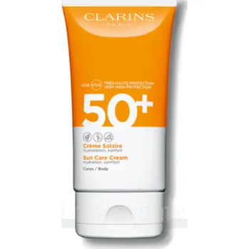 Přípravek na opalování Clarins Suncare Body Cream UVA/UVB 50+ 150ml