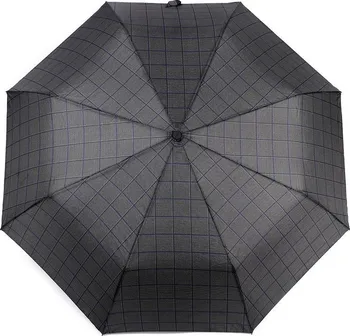 Deštník Stoklasa Pánský skládací deštník 12 černý/modrý