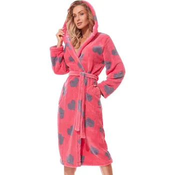 Dámské oblečení Dámský župan Futura DL amarant L&L