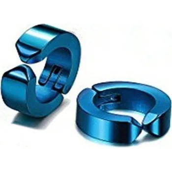 Piercing Falešný piercing do ucha | fake náušnice, 1 pár - více barev - blue