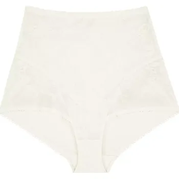 Kalhotky Kalhotky Wild Rose Sensation Highwaist Panty silk white vel.XL - Triumph