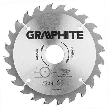 Pilový kotouč Graphite Pilový kotouč 160x30mm 24 zubů