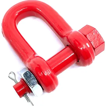 EU SELECT Pevnostní třmen tvar D tř 80 červený 16mm 16 mm