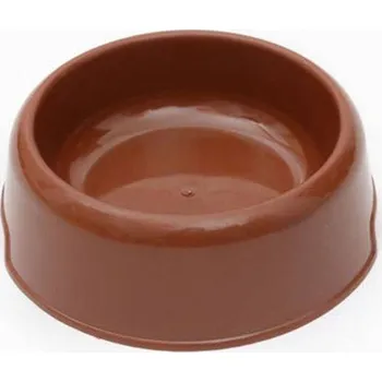 Miska pro psa Miska pro psy | psí miska plastová, 250 ml - Hnědá