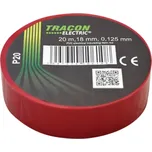 Tracon electric Páska izolační červená 20mx18mm 20m×18mm