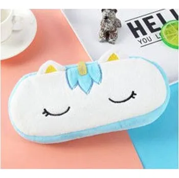 Penál Penál s jednorožcem | pouzdro na tužky - Modrý