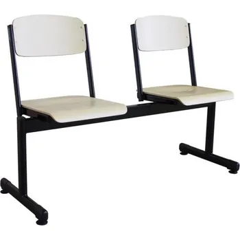 ISO ML 2 místná lavice, Barva kovové konstrukce RAL 6033 zelenomodrá, Počet míst 2 místa Křovina s.r.o. C096