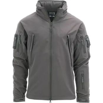 Pánský kabát 101INC Bunda 101INC® TACTICAL SOFTSHELL šedá