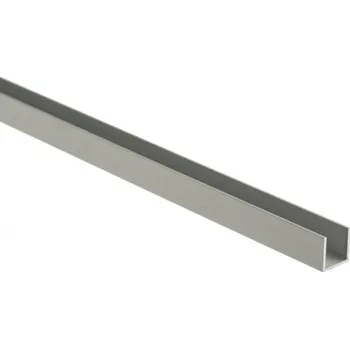 Stavební profil EU SELECT Profil U 20x20x2x2000mm 20x20x2,0x2000 Al