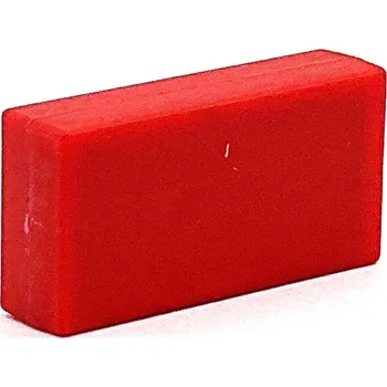 Dekorativní magnet SVX Magnet kvádrový v plastu červený 25,4×12,7×6,3mm