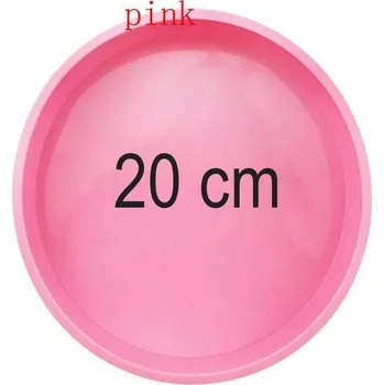 Forma na pečení Silikonová forma na pečení | forma na dort, průměr 10-20 cm - Růžová 20 cm