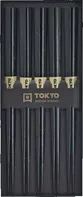 Tokyo Design Studio 17936 sada hůlek z černého dřeva 5 párů