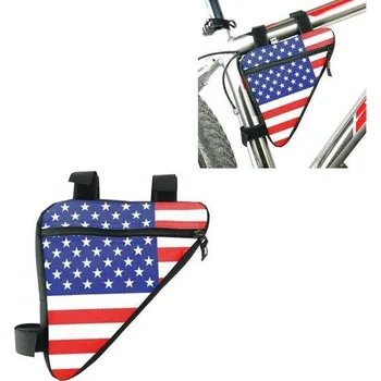 brašna na kolo Brašna na rám kola | cyklobrašna trojúhelník, styl americká vlajka
