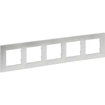 Pětirámeček Niloé Step hliník broušený Legrand 863895