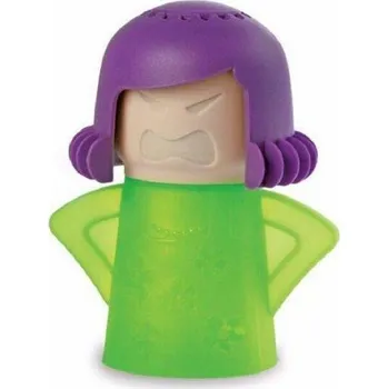 Čistič mikrovlnky | pomůcka na čištění mikrovlnné trouby, styl panáček - Zelený