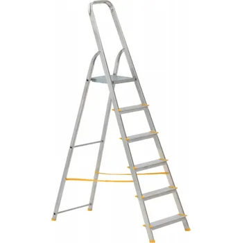 Schůdek ALVE Schůdky jednostranné s plošinou 6x1 hobby