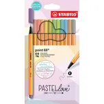 STABILO point 88 Pastellove 12 ks