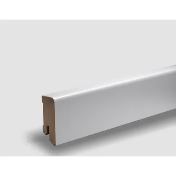 soklová lišta lišta PEDROSS MDF CUBICA BÍLÁ 16,2*44*2400