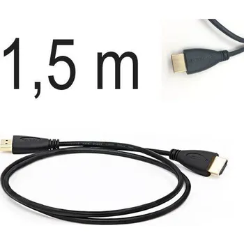 Video kabel HDMI kabel | HDMI 1.4, samec, zlatý konektor - 1.5 m