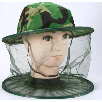 Klobouk Maskáčový klobouk s moskytiérou - bavlna