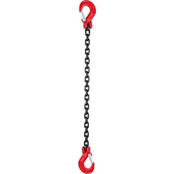 Příslušenství pro stavební techniku SVX Řetězový závěs hák-hák tř 80 (5 m, 5300 kg, 13 mm) 5m 5300kg 13mm čierna