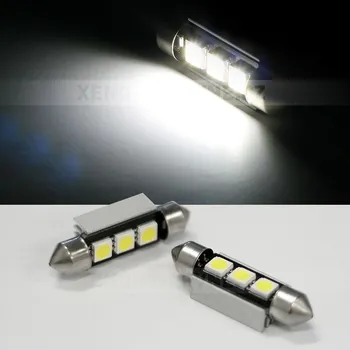 Autožárovka CAN-BUS sufitka bílá - Super Light, 3 SMD LED, 36mm, 1ks (LED sufitka bílá - Super Light)