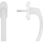 Okenní klika BLAUGELB FGS 1758 45°, trn 43mm, včetně šroubů, RAL9016 bílá