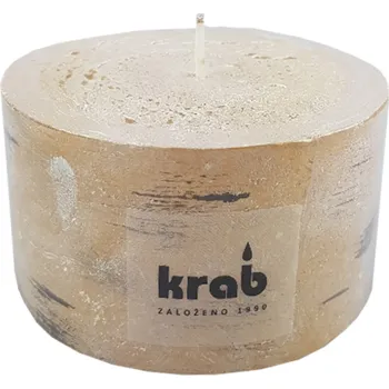 Svíčka Svíčka válec Bříza 90x50 mm - rustikální