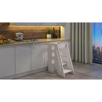 Dětský pokoj Naučná věž pro děti Helper new bílá